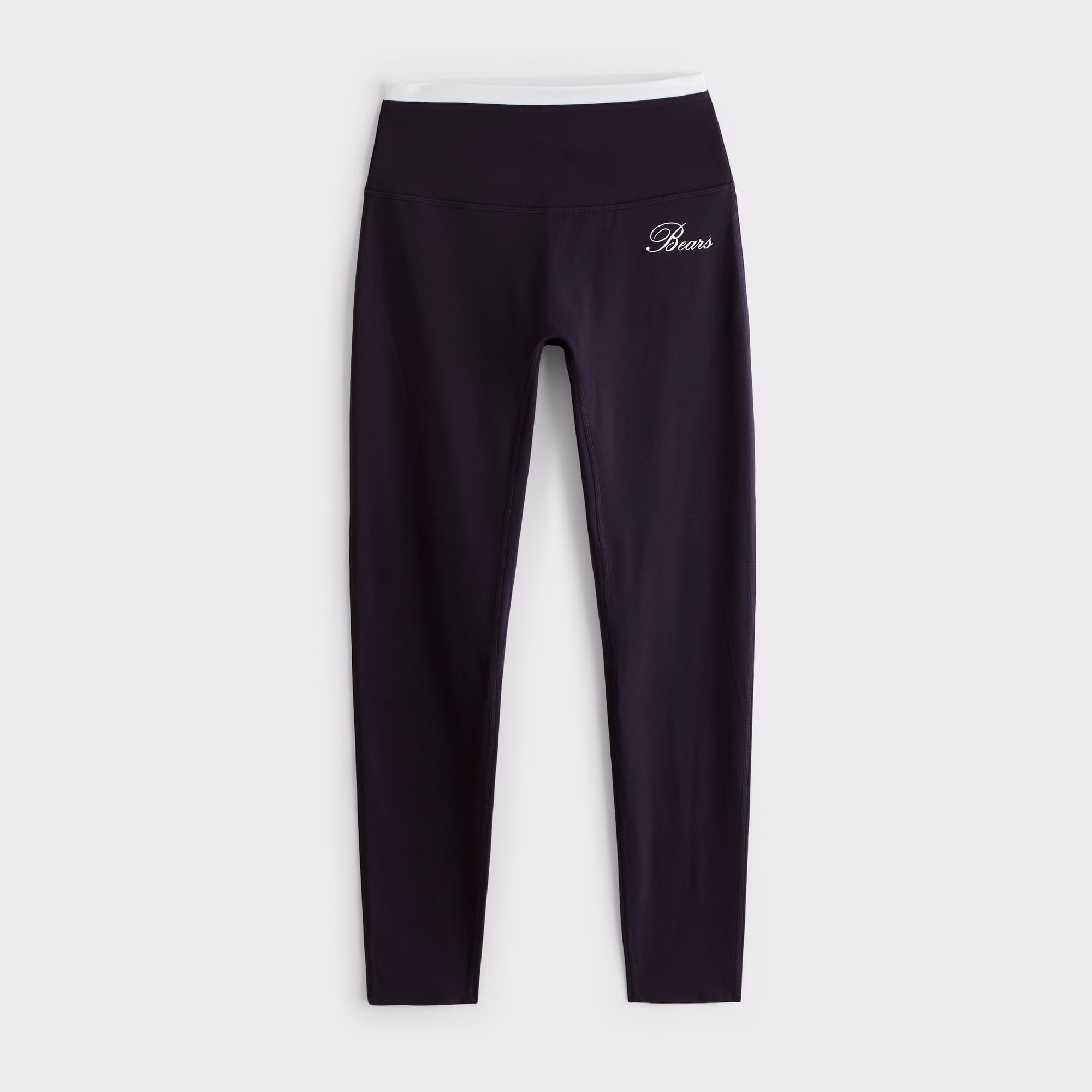 Damen-Leggings von Abercrombie & Fitch in Marineblau mit Chicago Bears-Logo, YPB studioFLEX, 7/8-Länge