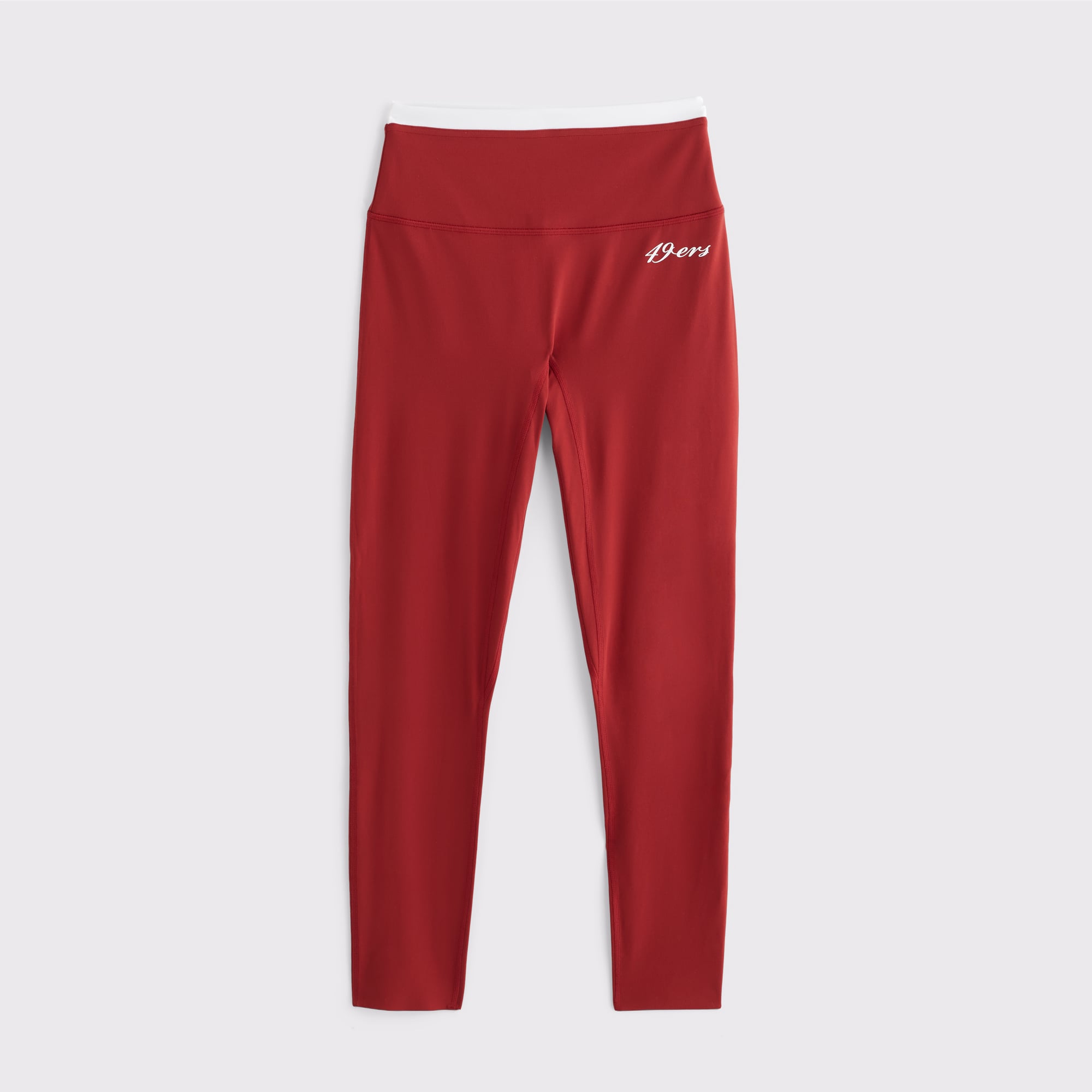Abercrombie & Fitch Scarlet San Francisco 49ers YPB studioFLEX 7/8-Leggings für Damen