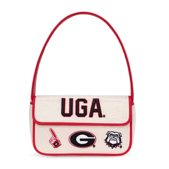 Women's Montana West Georgia Bulldogs Beaded Shoulder Bag