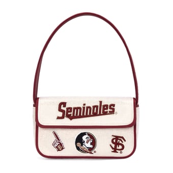 Women's Montana West Florida State Seminoles Beaded Shoulder Bag