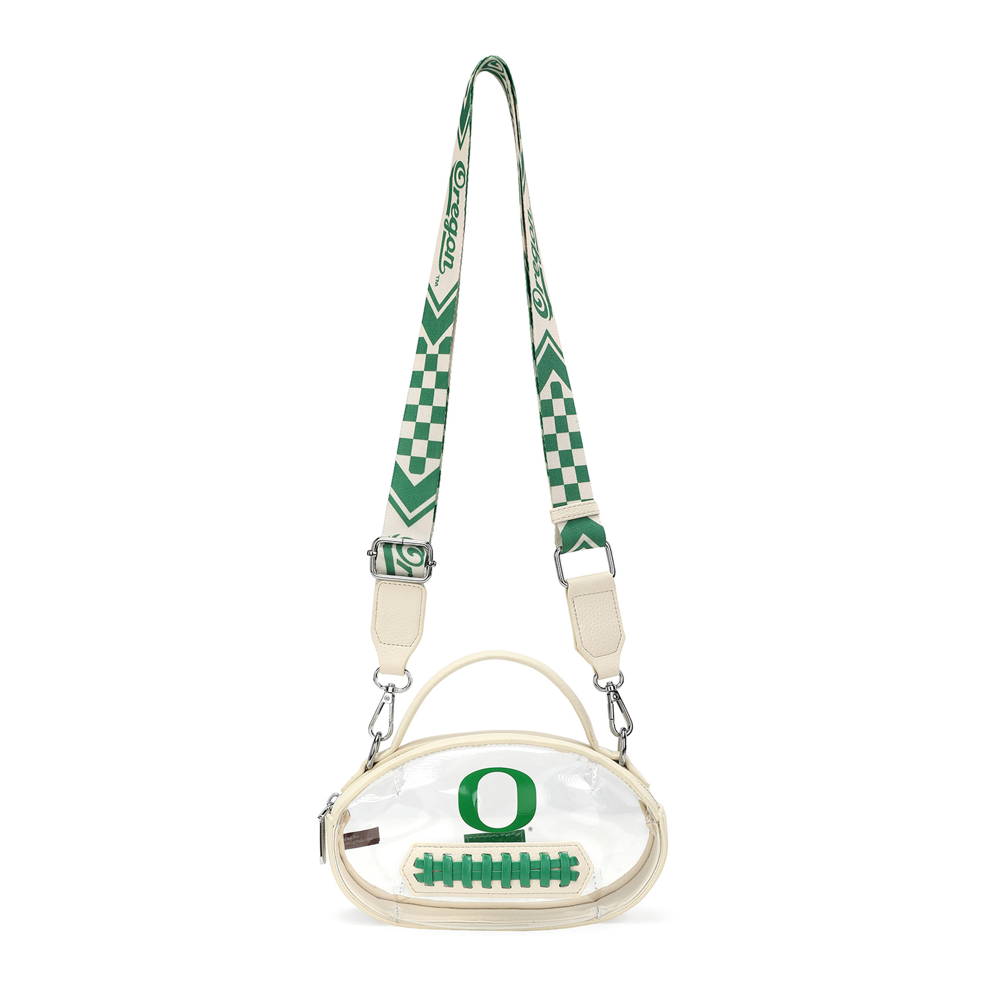 Women's Montana West  No Color Oregon Ducks Clear Crossbody Bag