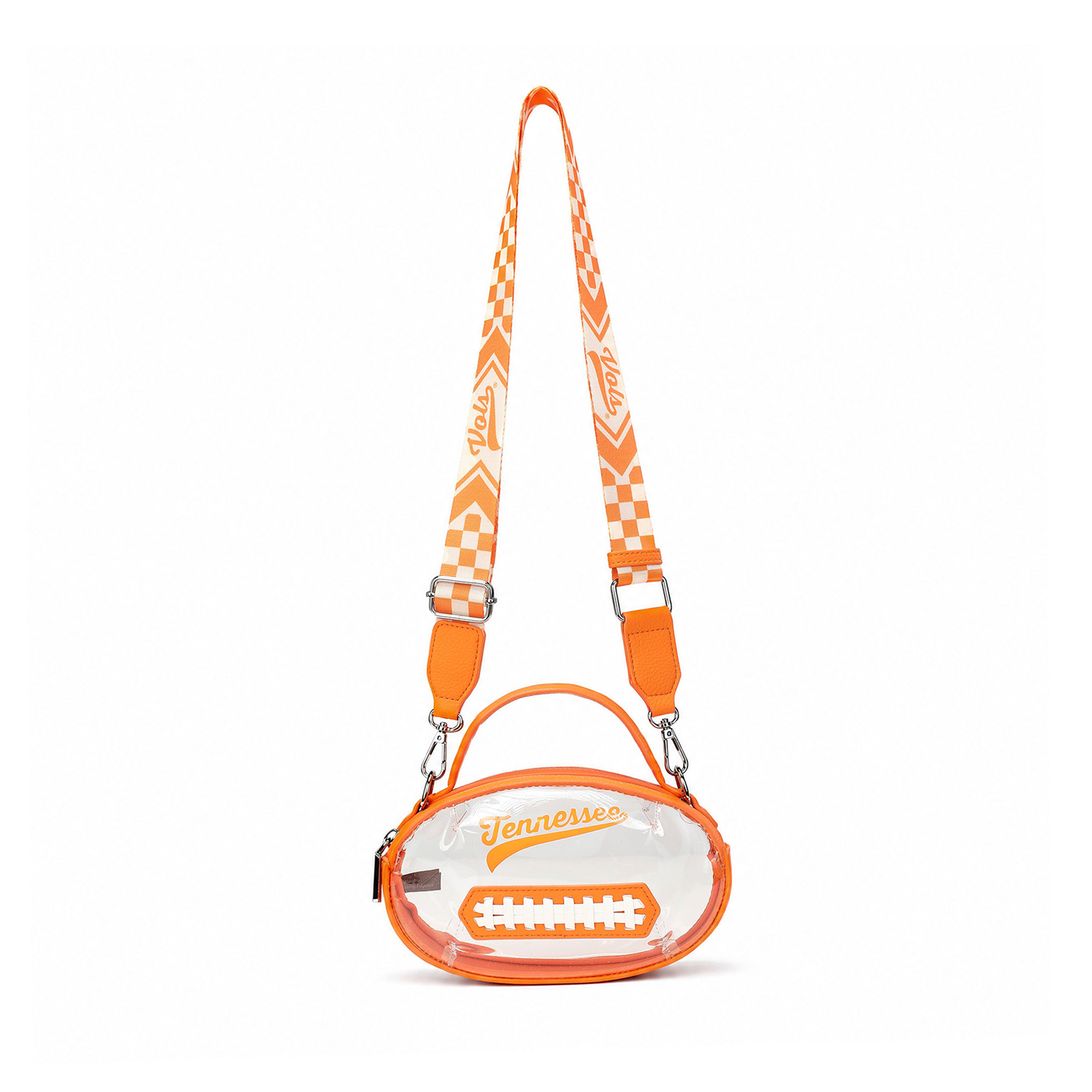 Women's Montana West  No Color Tennessee Volunteers Clear Crossbody Bag