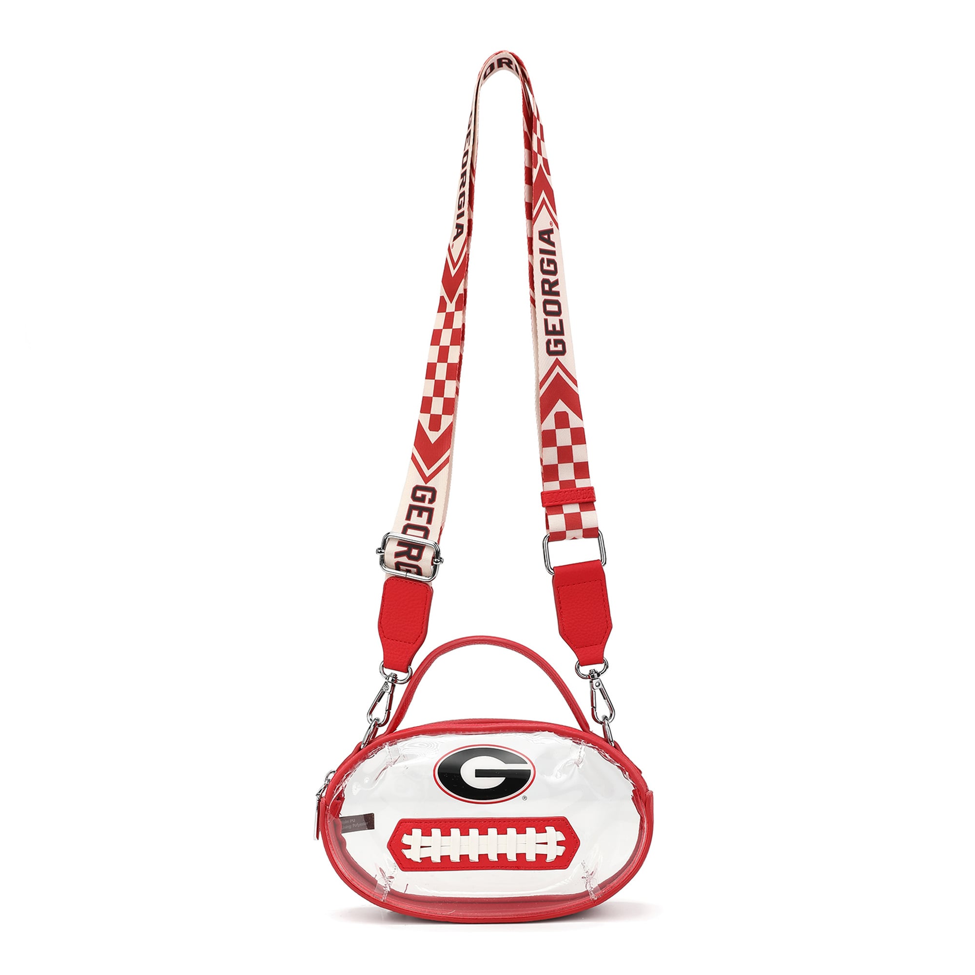 Women's Montana West  No Color Georgia Bulldogs Clear Crossbody Bag