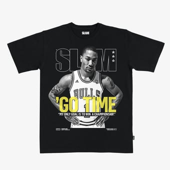 Unisex SLAM Black Chicago Bulls Hardwood Classics Cover Tee