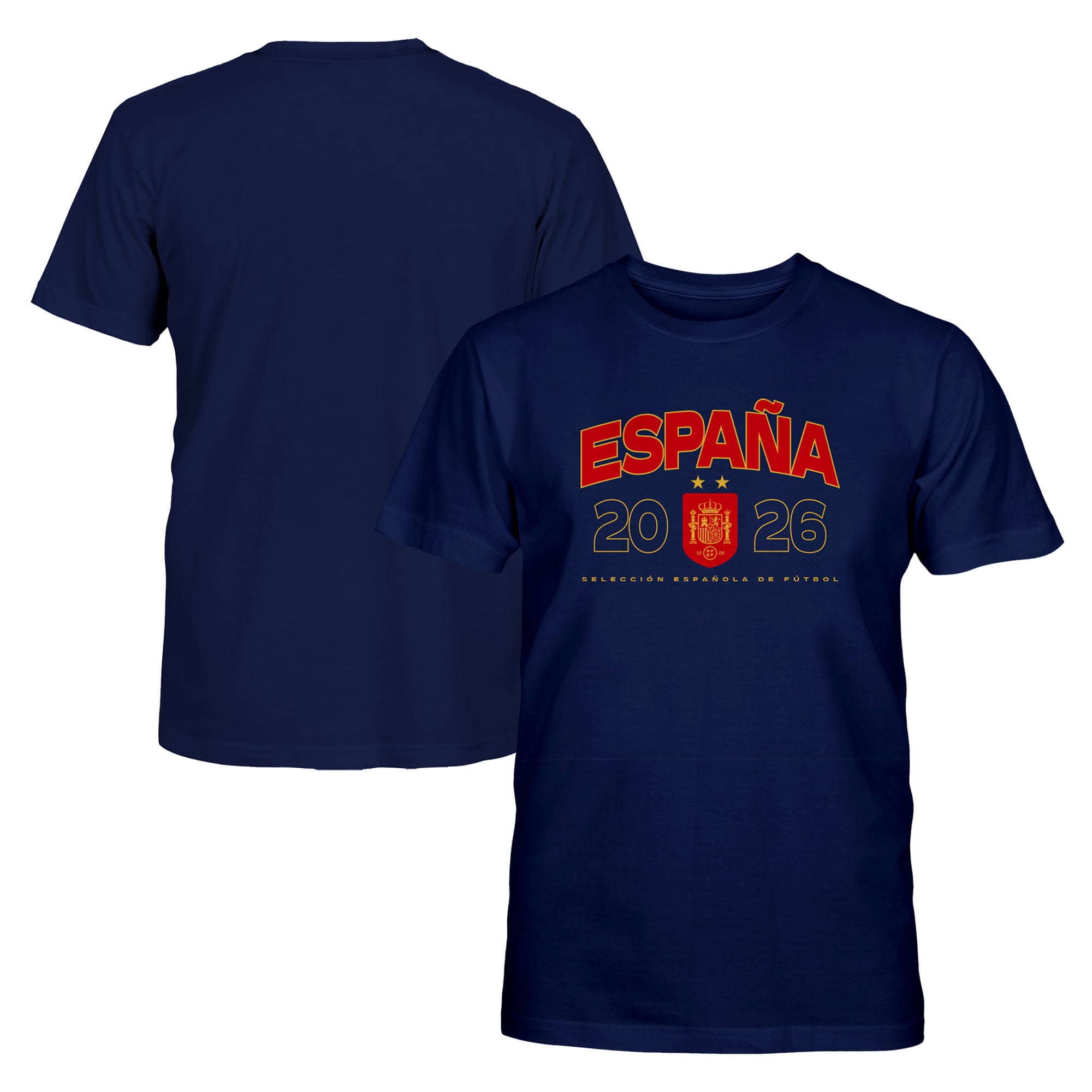 Youth 1863FC Navy Spain National Team 2026 Champions Wordmark T-Shirt