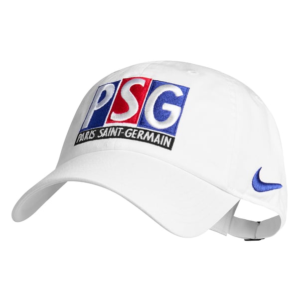 Casquette 6 panneaux Nike Club Paris Saint-Germain - Blanche