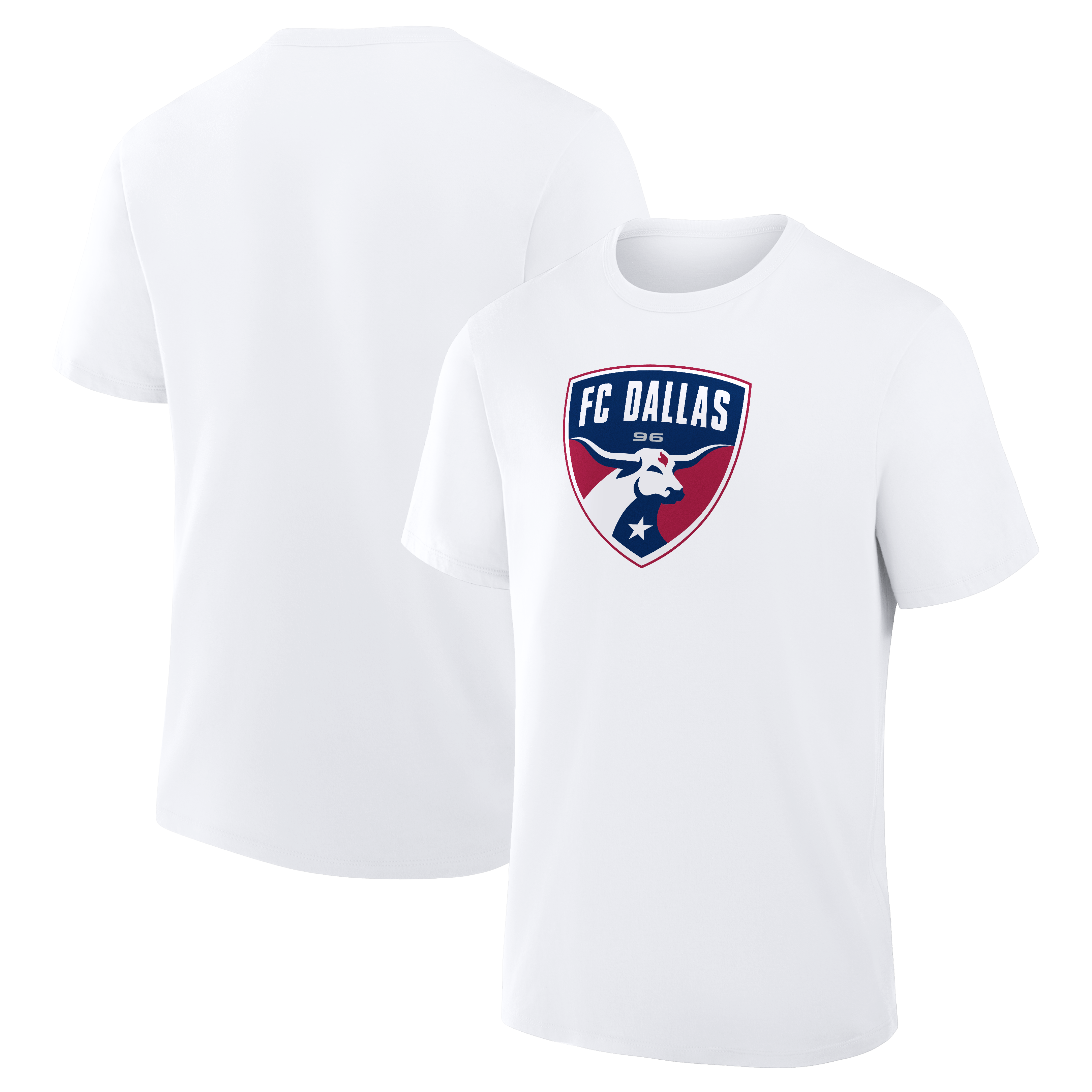Men's White FC Dallas Essential T-Shirt