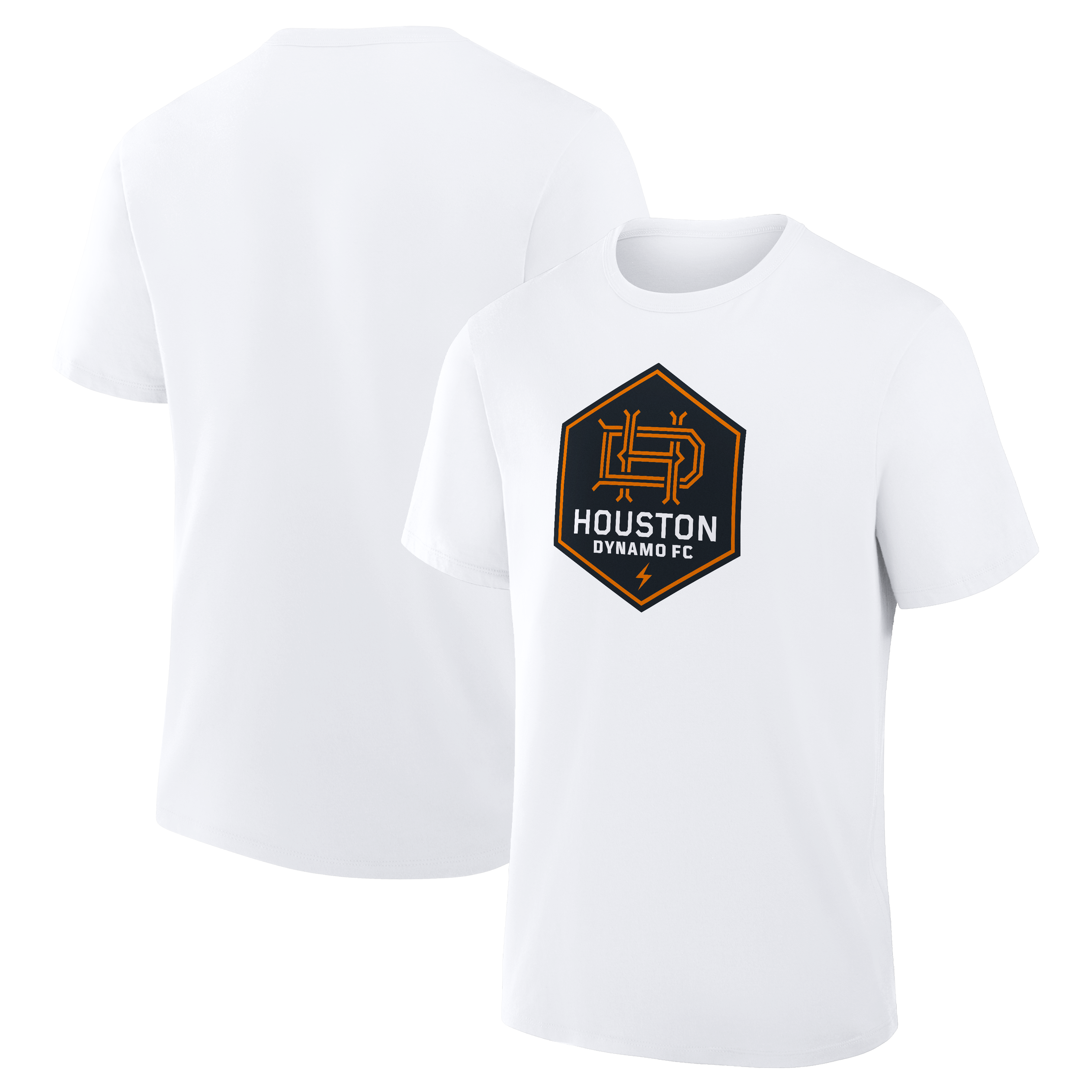 Men's White Houston Dynamo FC Essential T-Shirt