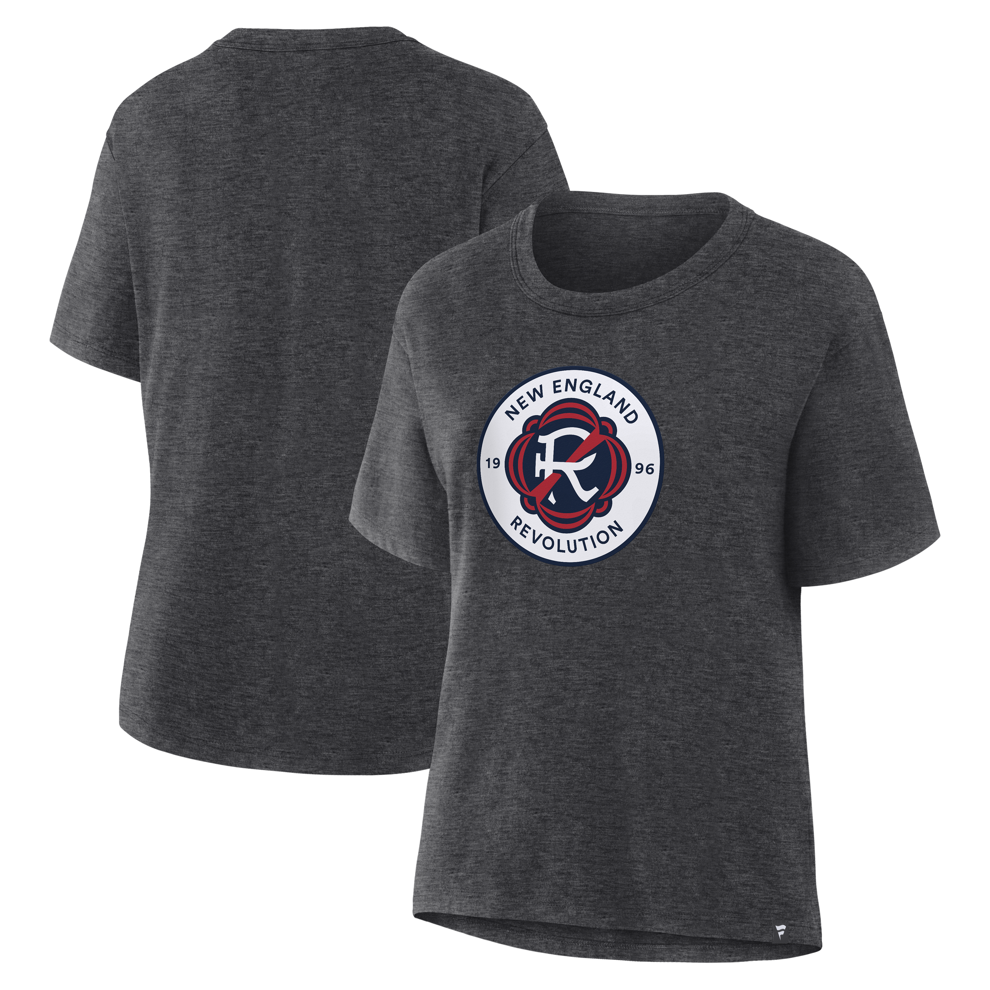 Women's Charcoal New England Revolution Essential T-Shirt