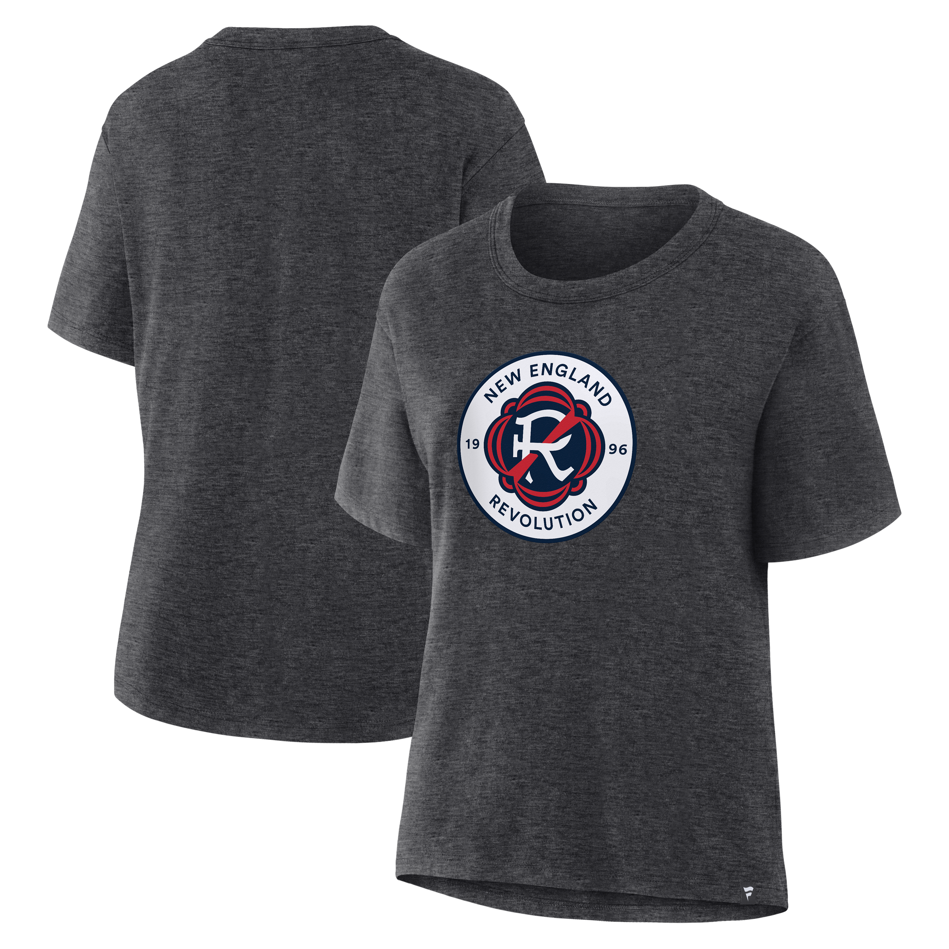 Women's Charcoal New England Revolution Essential T-Shirt