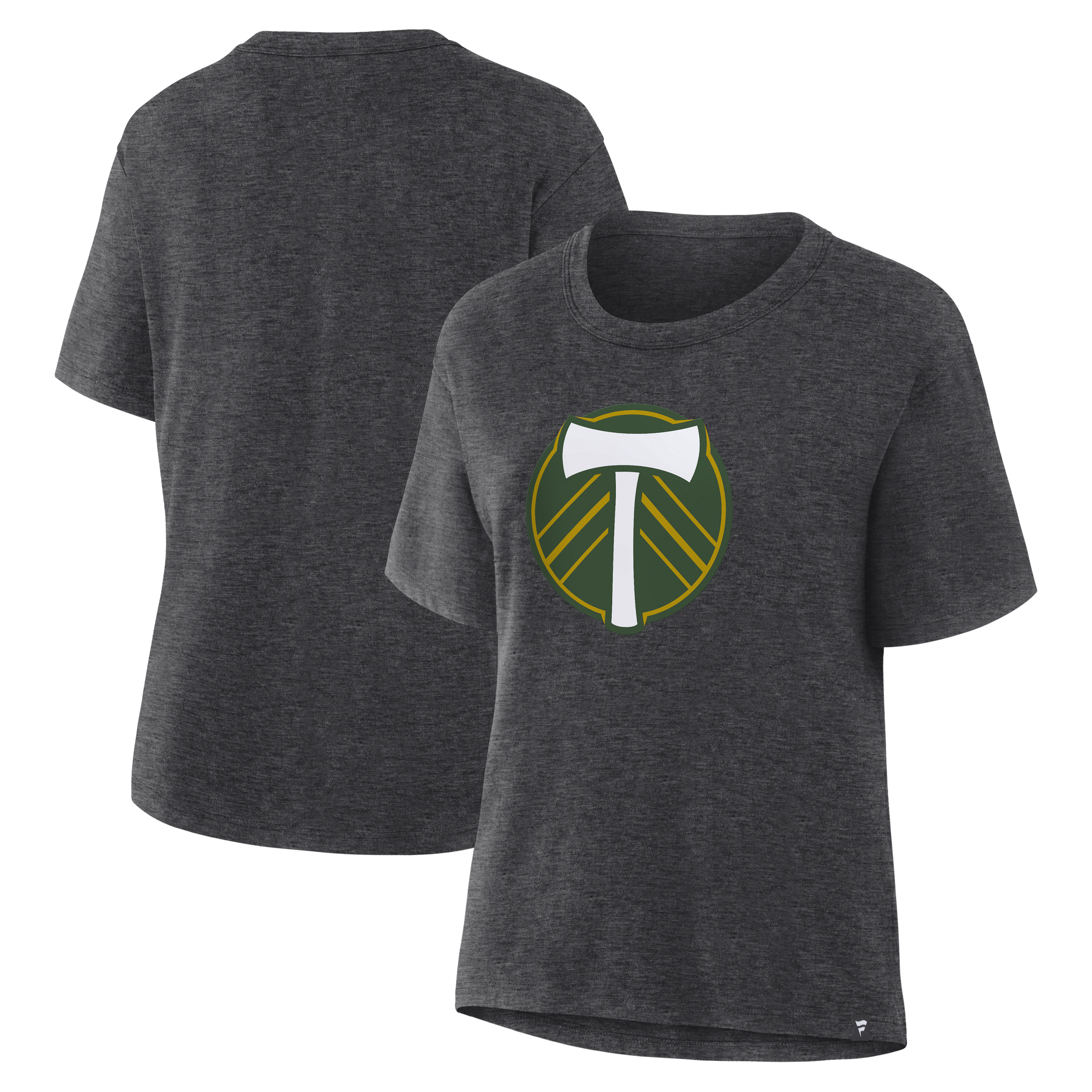 Women's Charcoal Portland Timbers Essential T-Shirt