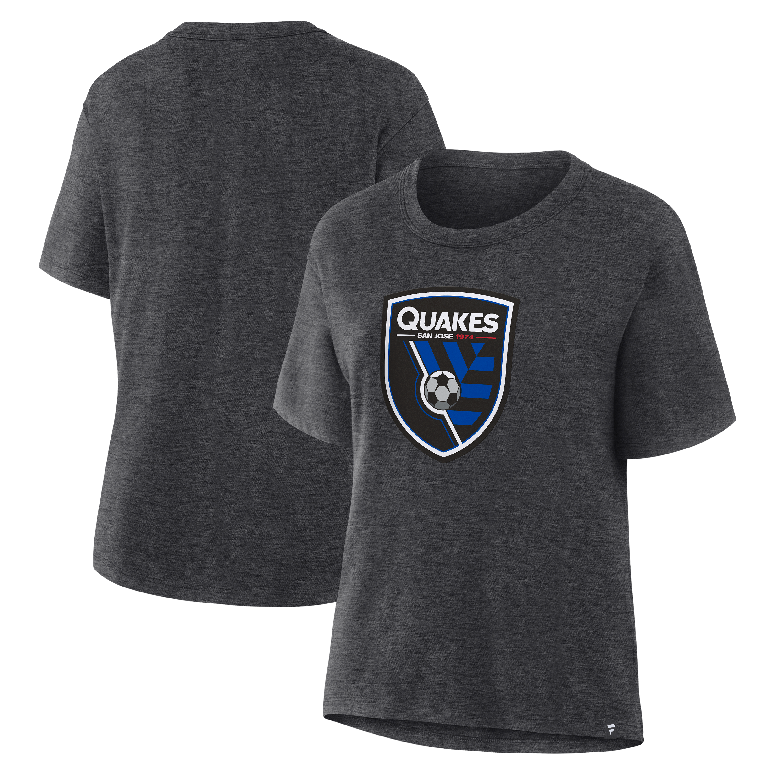 Women's Charcoal San Jose Earthquakes Essential T-Shirt