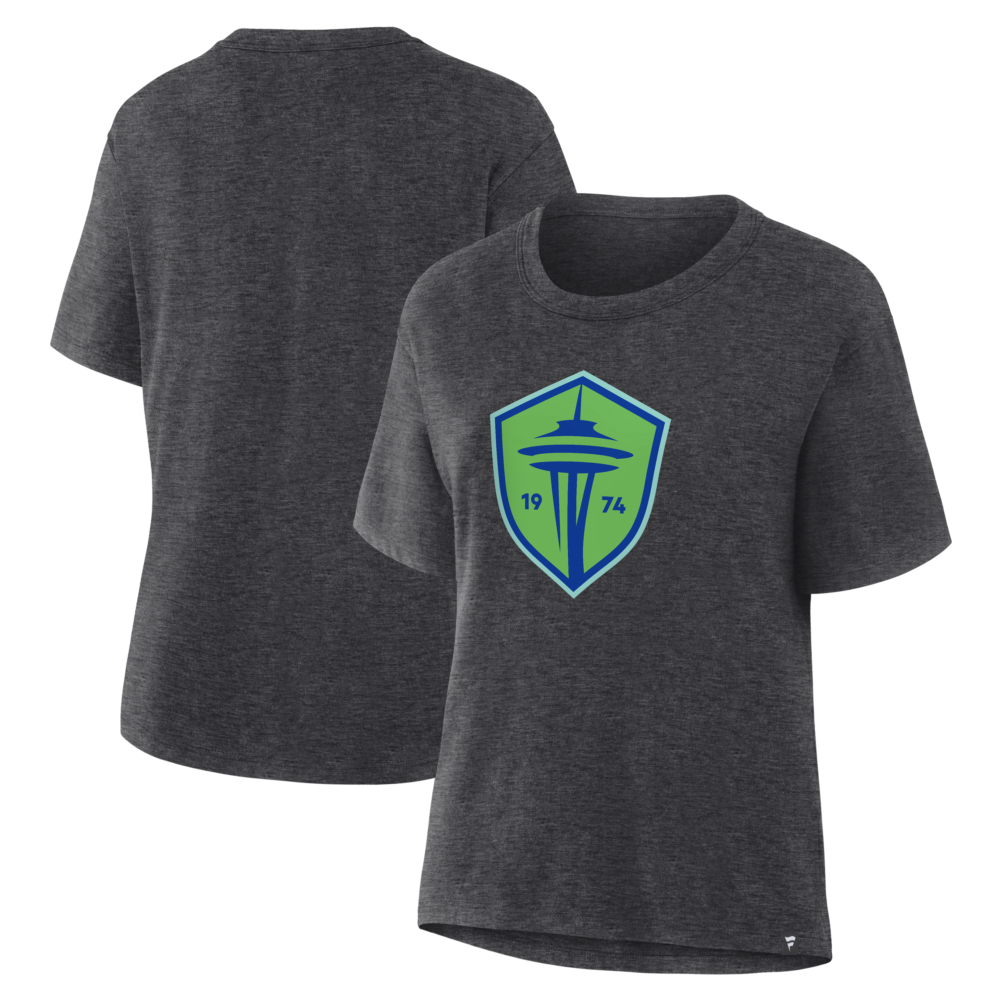 Women's Charcoal Seattle Sounders FC Essential T-Shirt