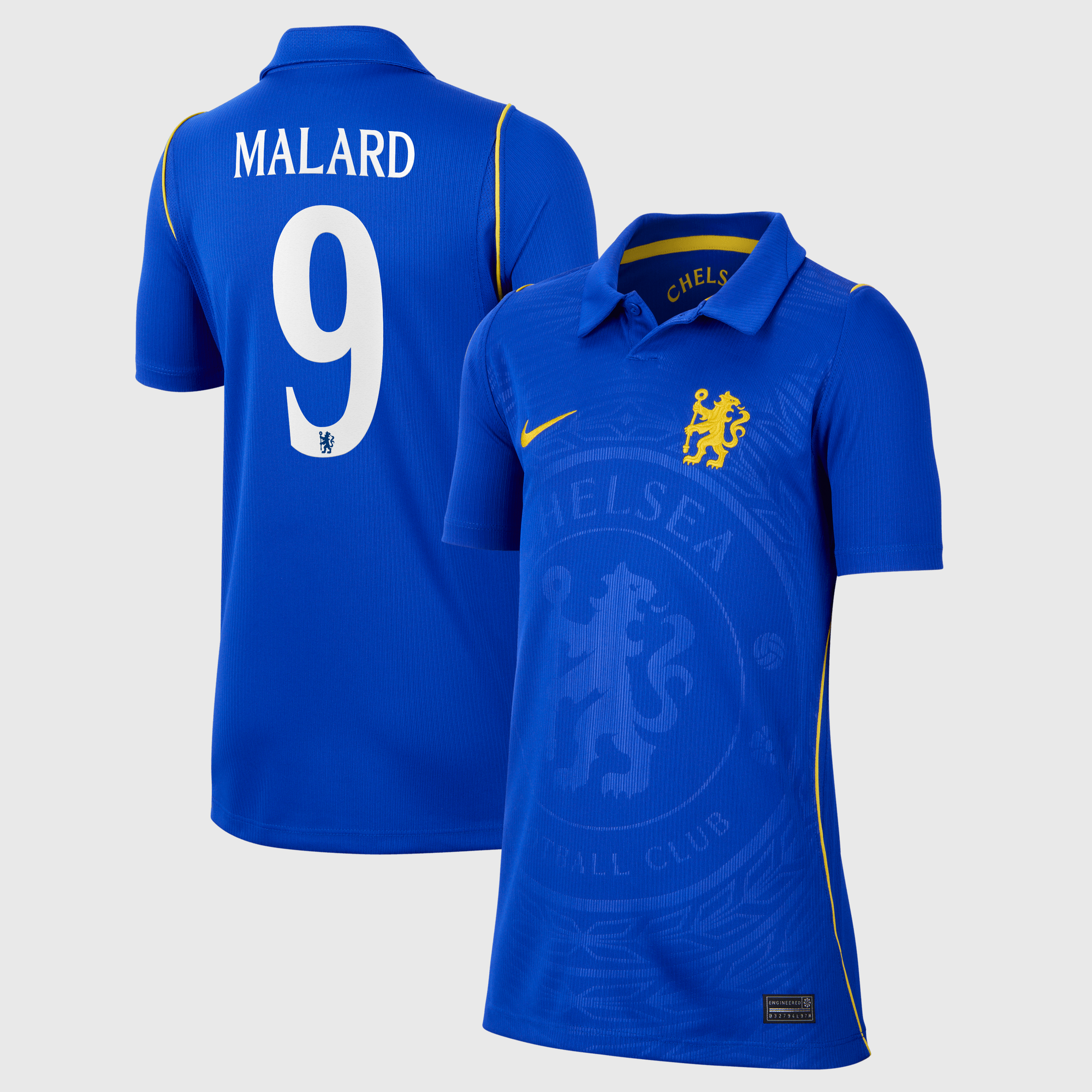 Maillot Nike Domicile Stadium Chelsea 26/27 - Enfant avec flocage de la Coupe Malard 9