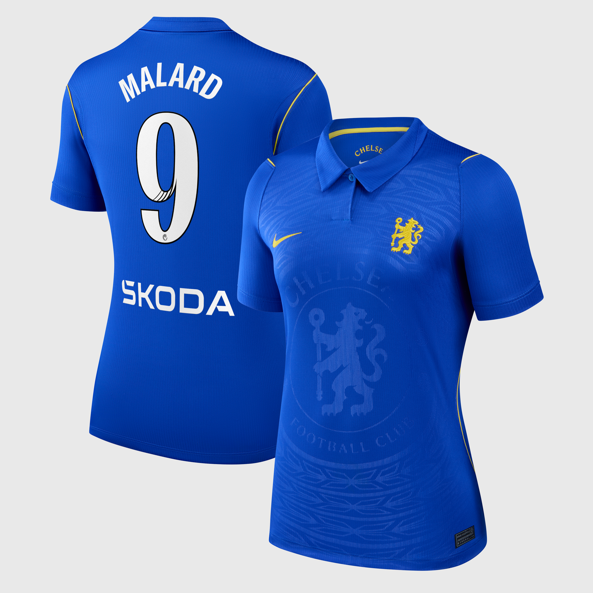 Maillot Nike Domicile Stadium Chelsea WSL 26/27 - Femme avec flocage Malard 9