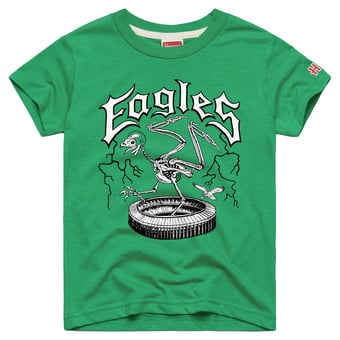 Toddler Homage  Kelly Green Philadelphia Eagles NFL x Grateful Dead Tri-Blend T-Shirt