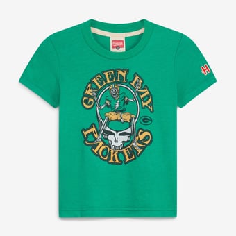 Toddler Homage  Green Green Bay Packers NFL x Grateful Dead Tri-Blend T-Shirt