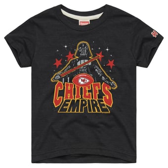 Toddler Homage  Charcoal Kansas City Chiefs NFL x Star Wars Dark Side Tri-Blend T-Shirt