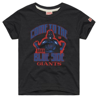 Toddler Homage  Charcoal New York Giants NFL x Star Wars Dark Side Tri-Blend T-Shirt
