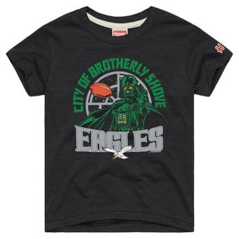 Toddler Homage  Charcoal Philadelphia Eagles NFL x Star Wars Dark Side Tri-Blend T-Shirt