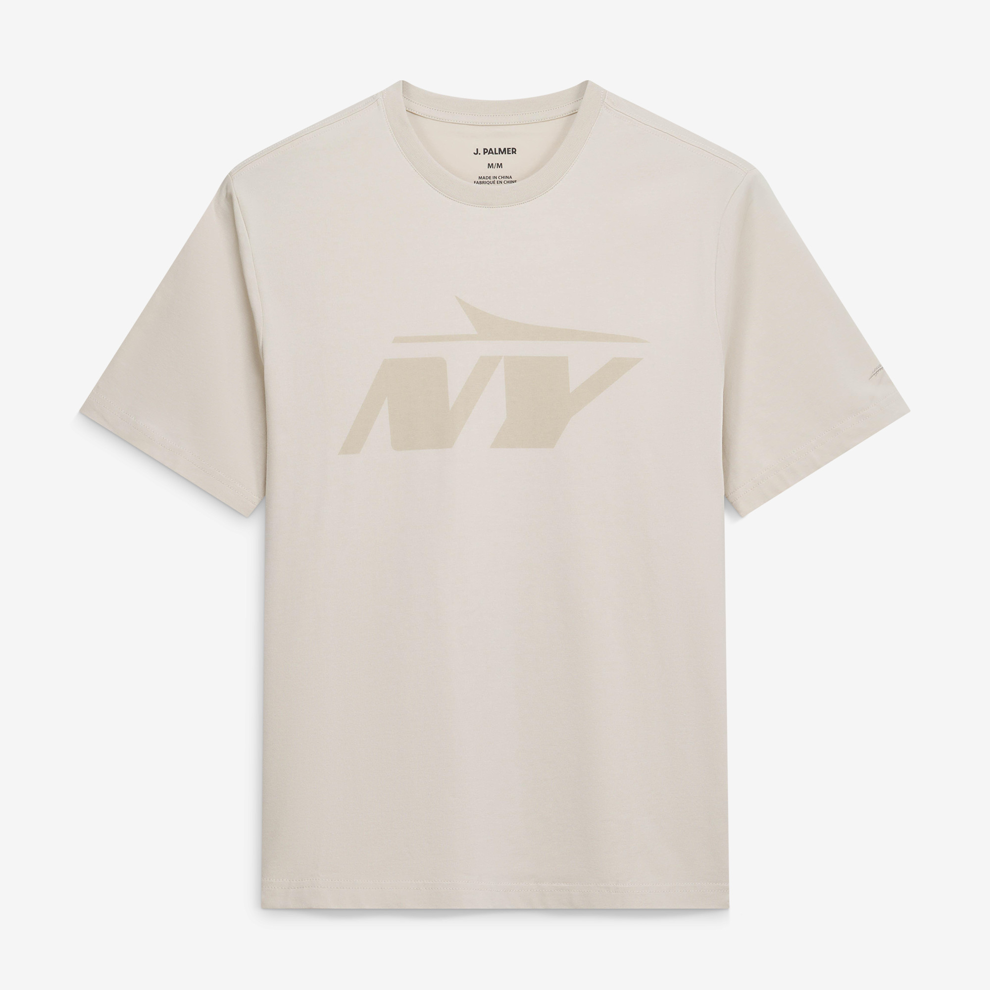 Men's J. Palmer  Stone New York Jets Play Action Tri-Blend T-Shirt