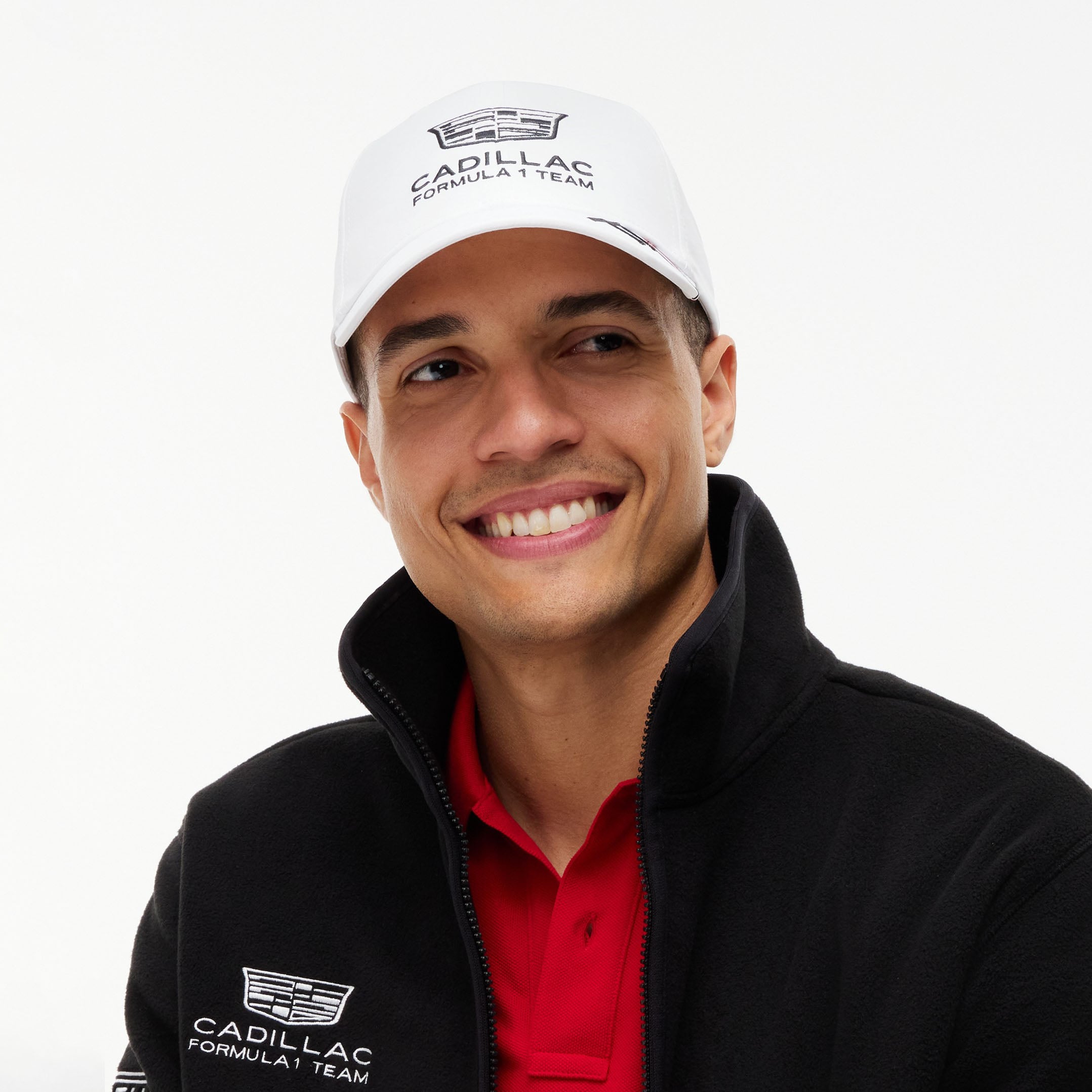 Unisex Tommy Hilfiger Valtteri Bottas White Cadillac F1 Team Replica Adjustable Hat
