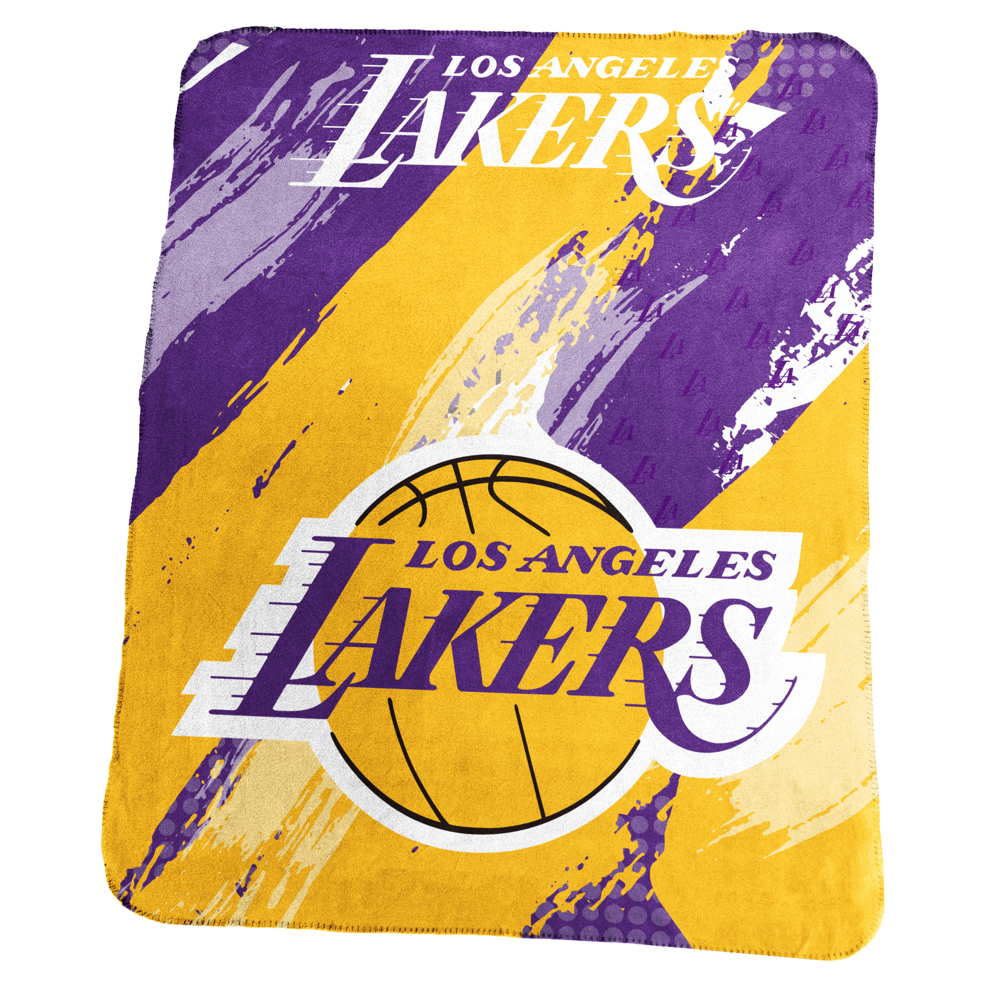 Logo Brands Los Angeles Lakers 50" x 60" Brush Stroke Classic Fleece Blanket
