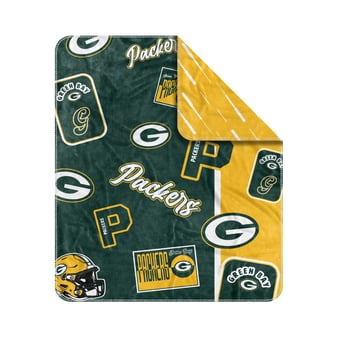 "Logo Brands Green Bay Packers 50"" x 60"" Dream Weave Throw Blanket"