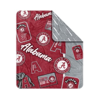 "Logo Brands Alabama Crimson Tide 50"" x 60"" Dream Weave Throw Blanket"