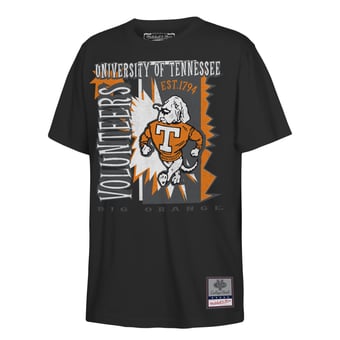 Youth Mitchell & Ness  Black Tennessee Volunteers 90s Retro Poster T-Shirt