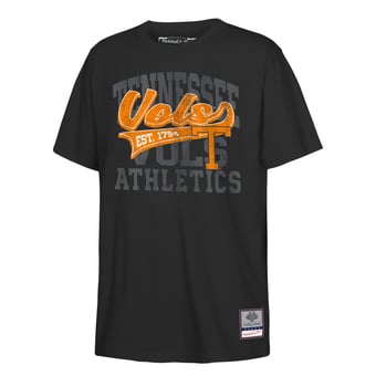 Youth Mitchell & Ness  Black Tennessee Volunteers Retro Sweeper T-Shirt