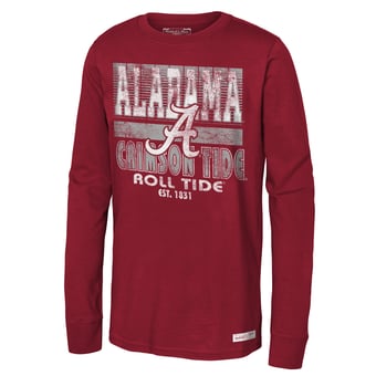 Youth Crimson Alabama Crimson Tide Retro Big Game Long Sleeve T-Shirt