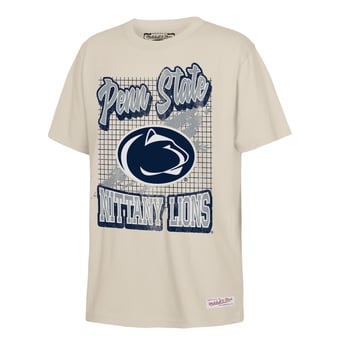 Youth Mitchell & Ness Natural Penn State Nittany Lions Collegiate T-Shirt