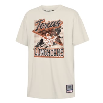 Youth Mitchell & Ness Natural Texas Longhorns Collegiate T-Shirt