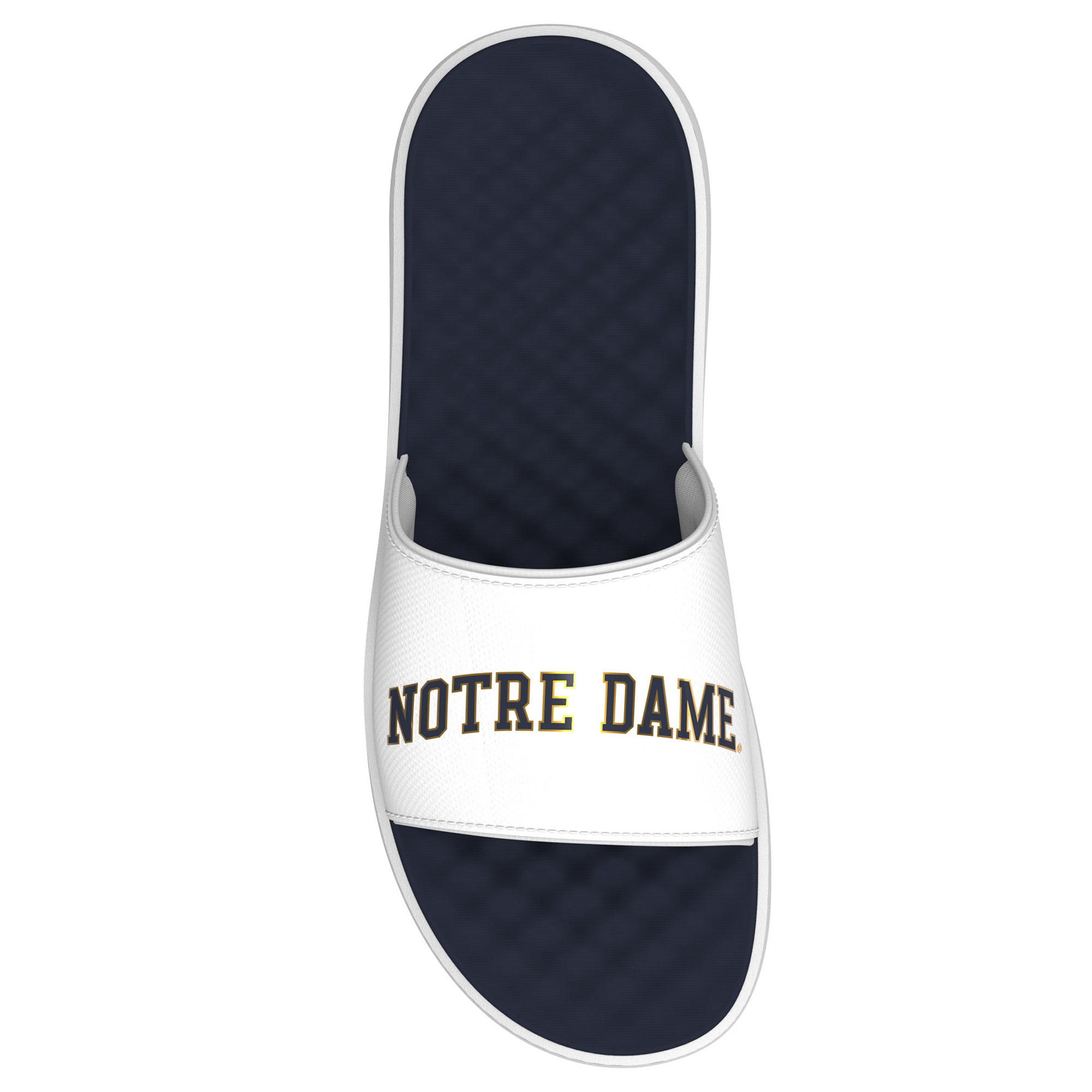 Men's Under Armour  White Notre Dame Fighting Irish Ignite Pro 8 Team Slide