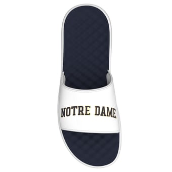 Men's Under Armour  White Notre Dame Fighting Irish Ignite Pro 8 Team Slide