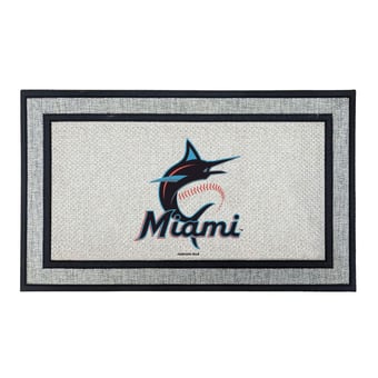 Jardine Miami Marlins 18" x 30" Indoor/Outdoor Logo Doormat
