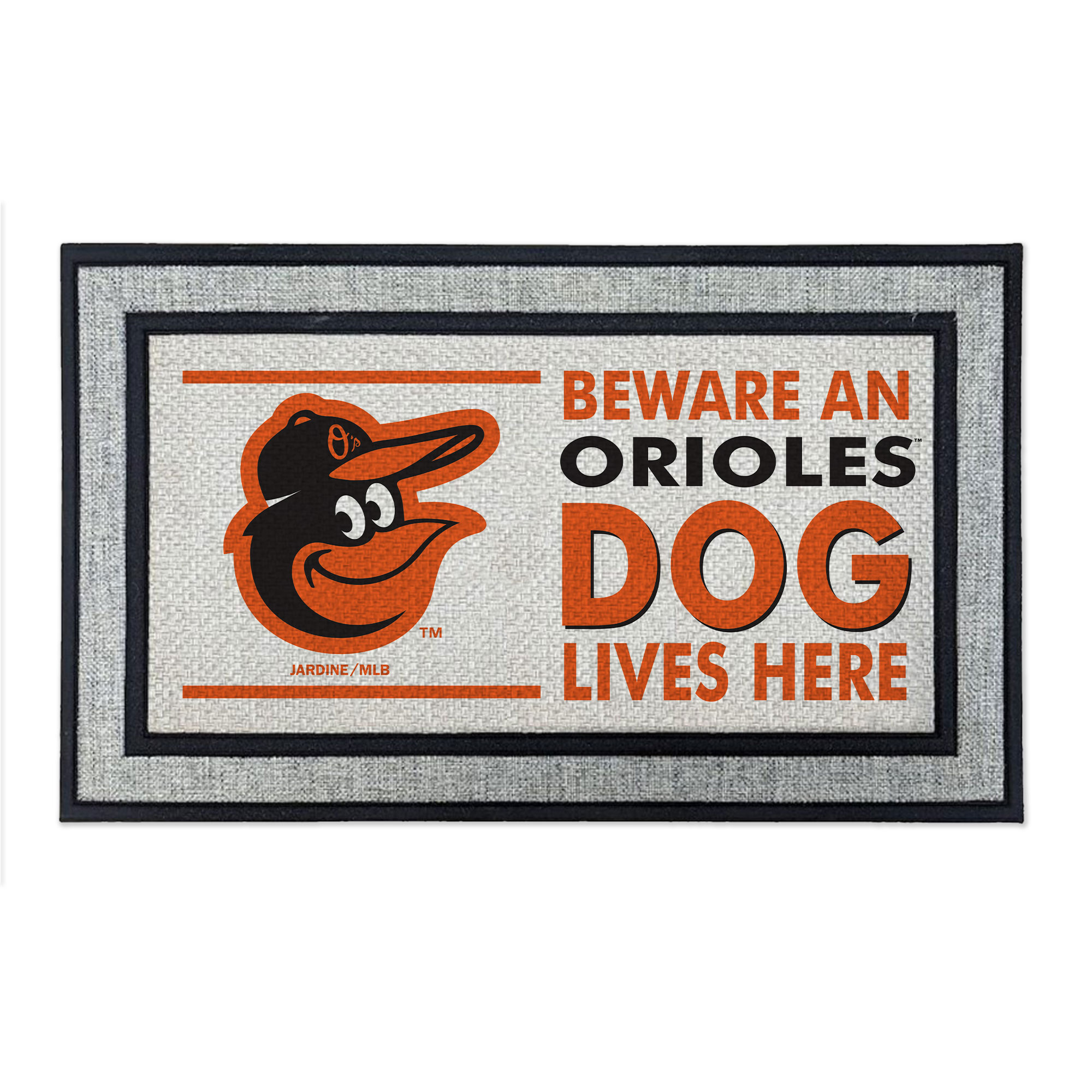 Jardine Baltimore Orioles 18" x 30" Indoor/Outdoor Team Dog Lives Here