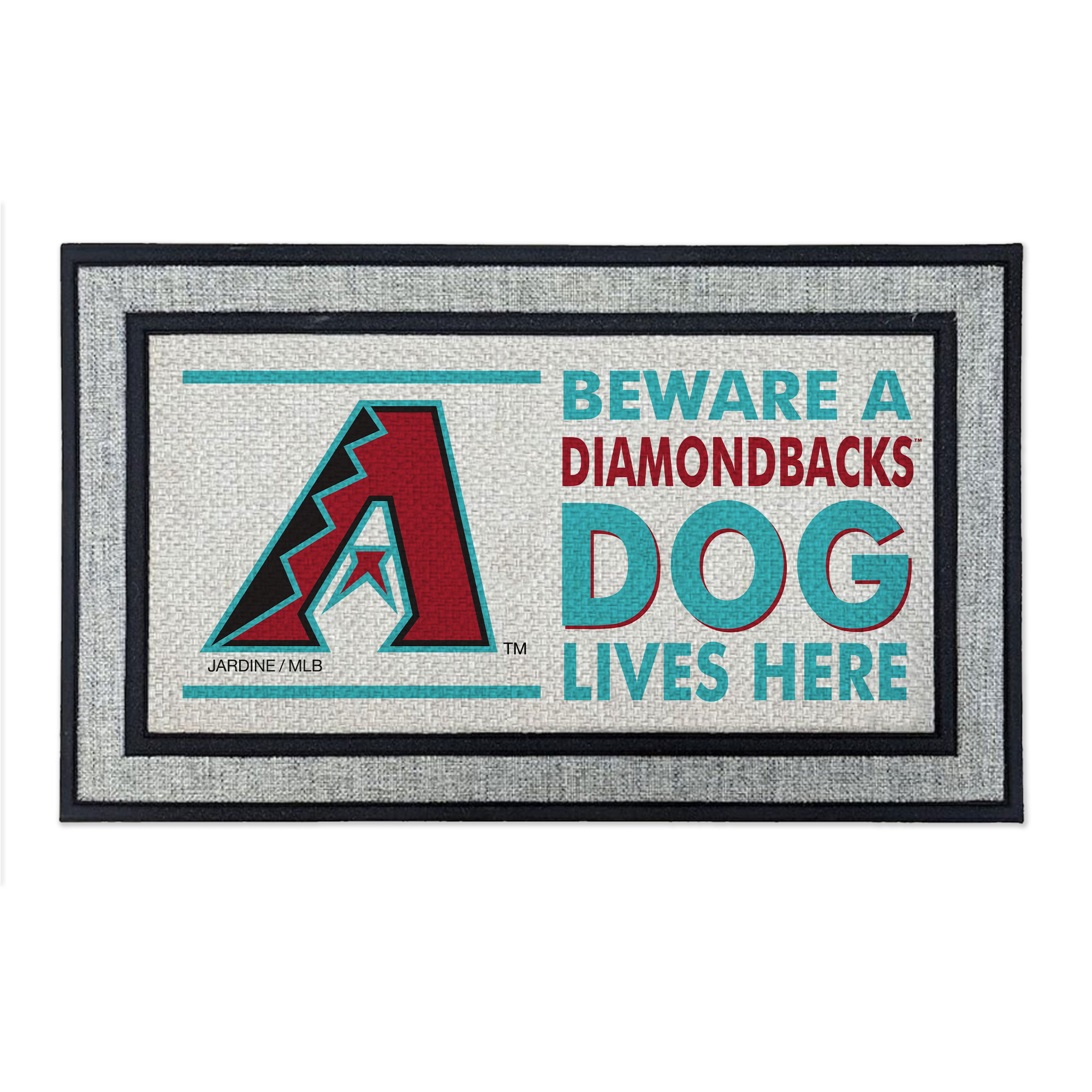 Jardine Arizona Diamondbacks 18" x 30" Indoor/Outdoor Team Dog Lives Here