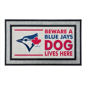 Jardine Toronto Blue Jays 18" x 30" Indoor/Outdoor Team Dog Lives Here