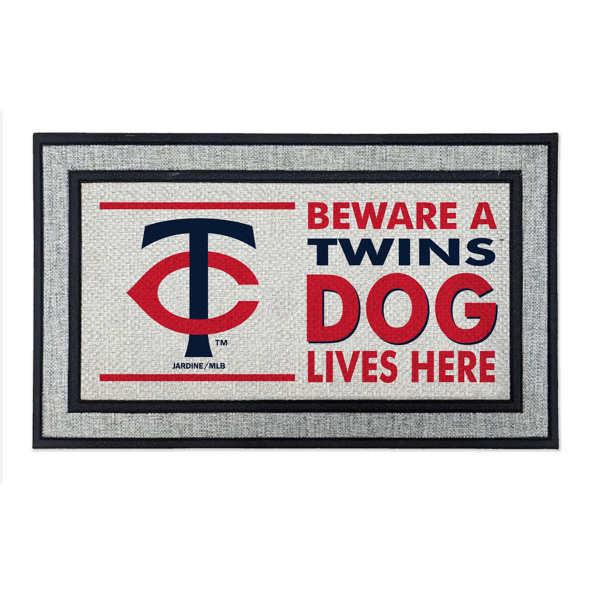 Jardine Minnesota Twins 18" x 30" Indoor/Outdoor Team Dog Lives Here