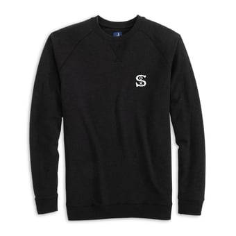 Men's johnnie-O Black Chicago White Sox Freeman Fleece Tri-Blend Sweatshirt