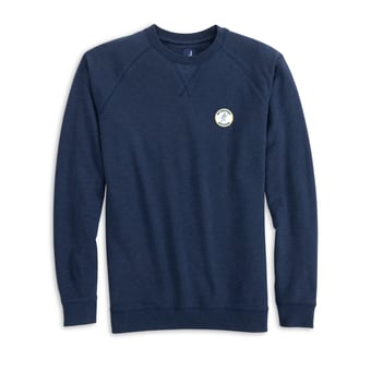 Men's johnnie-O Navy Milwaukee Brewers Freeman Fleece Tri-Blend Sweatshirt