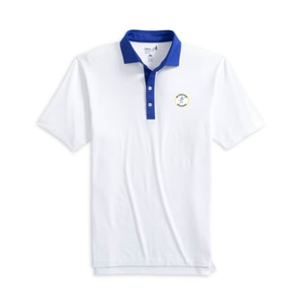 Men's johnnie-O White/Royal Milwaukee Brewers Ramos Performance Cooperstown Logo Jersey Polo