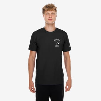 Men's New Era Black San Jose Sharks Dia De Muertos T-Shirt