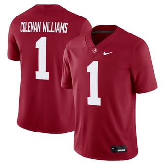 Men's Nike Ryan Coleman-Williams Crimson Alabama Crimson Tide Home Game Jersey
