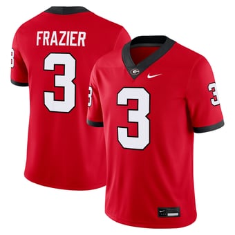 Men's Nike Nate Frazier Red Georgia Bulldogs Home Game Jersey