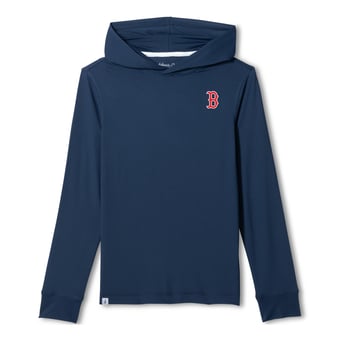 Youth Johnnie-O Navy Boston Red Sox Durant Long Sleeve Hooded T-Shirt