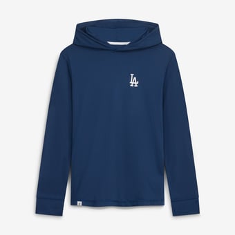 Youth Johnnie-O Navy Los Angeles Dodgers Durant Long Sleeve Hooded T-Shirt