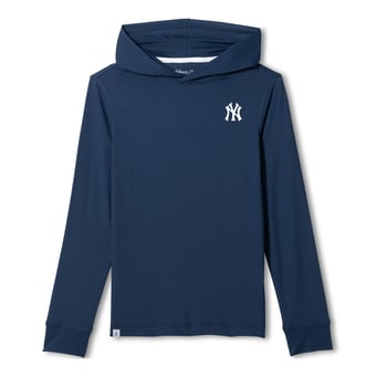 Youth Johnnie-O Navy New York Yankees Durant Long Sleeve Hooded T-Shirt